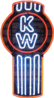 Kenworth Neon Sign - Kenworth Signs (280x511), Png Download