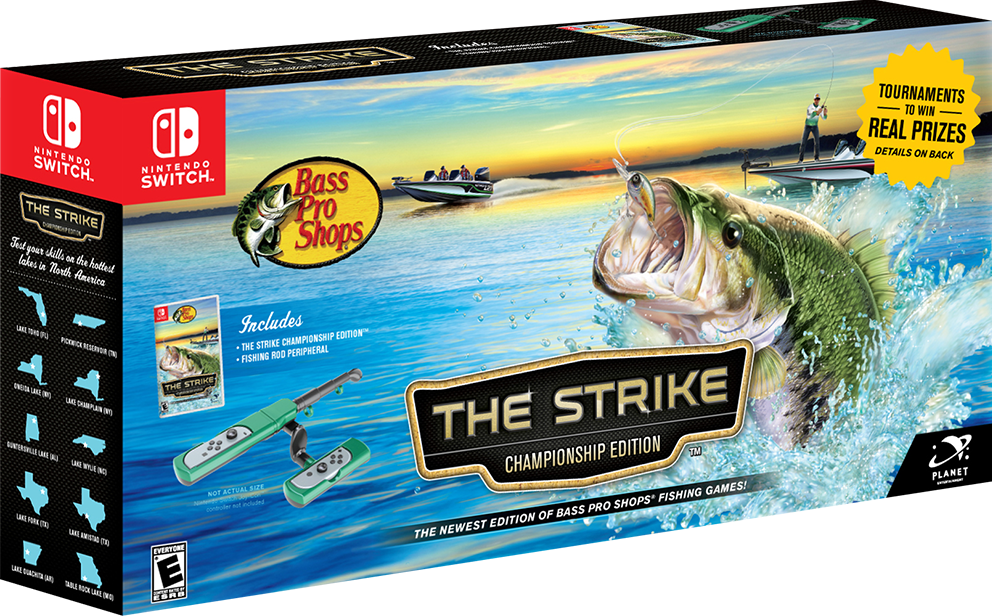 Available Now On The Nintendo ® Switch - Bass Pro Shops The Strike Championship Edition Switch (992x616), Png Download