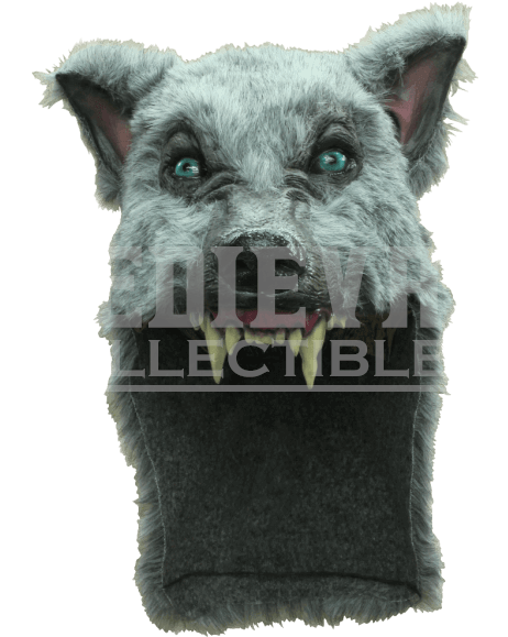 Grey Wolf Head Mask - Mask Helmet Wolf Grey (600x600), Png Download
