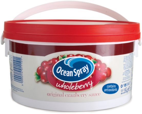 Ocean Spray Cranberry Sauce - Ocean Spray Instant Oatmeal, With Cranberries - 8 Pack, (600x600), Png Download
