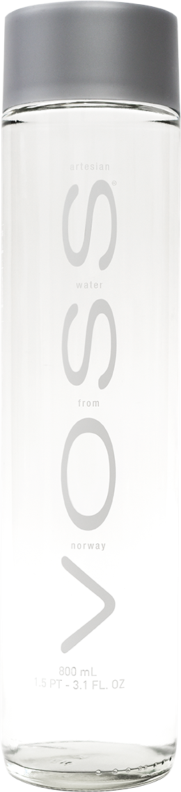 Voss Artesian Water Non-sparkling Glass - Voss (260x1133), Png Download