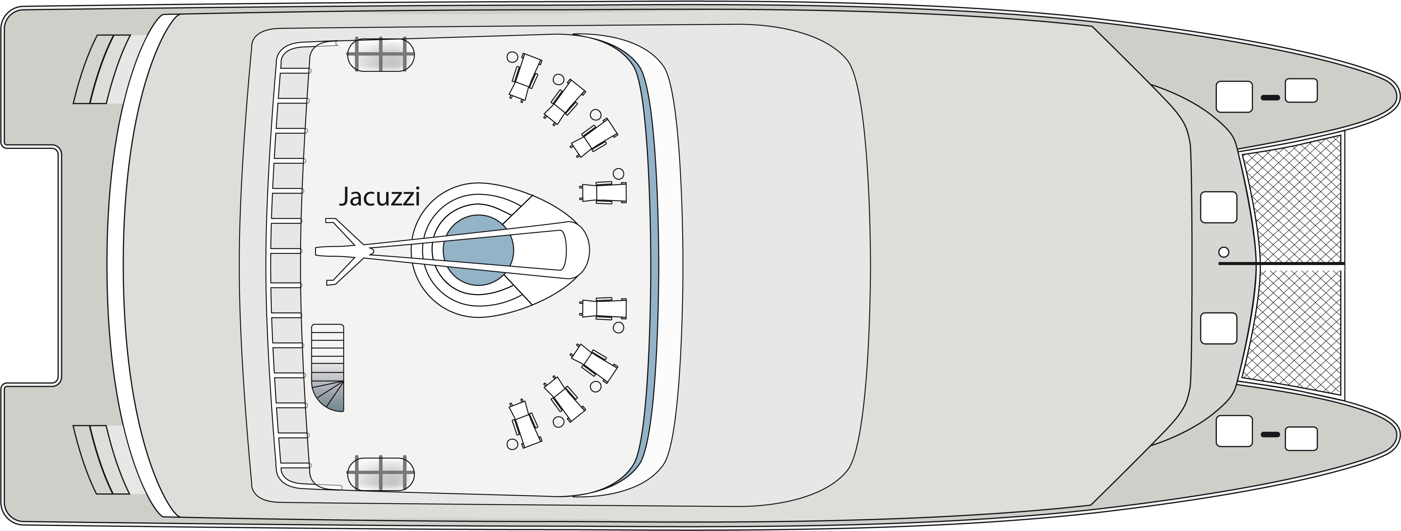 Deck Plans - Diagram (4724x1804), Png Download