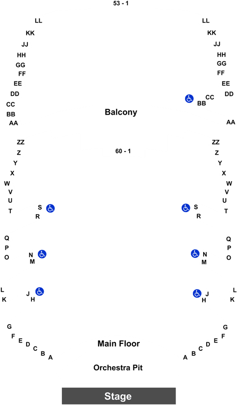 Legend - Paramount Theatre (525x850), Png Download