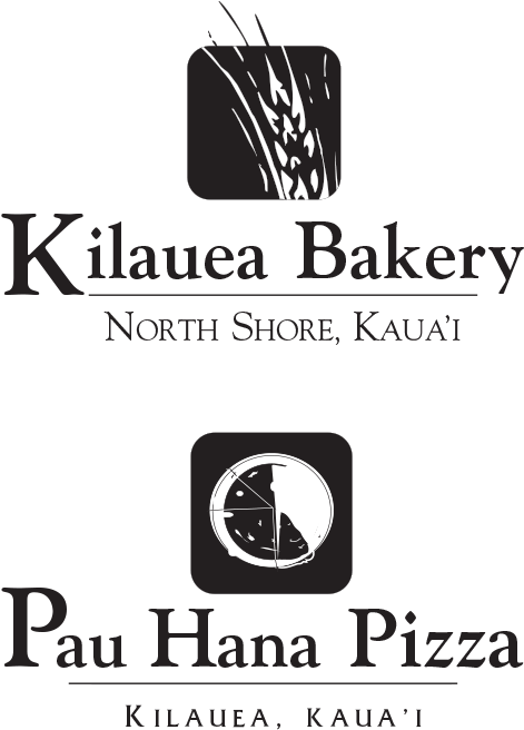 Kilauea Bakery Logo/pau Hana Pizza Logo - Poster (500x696), Png Download