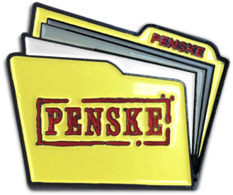 The Penske File Enamel Pin - Lapel Pin (480x480), Png Download
