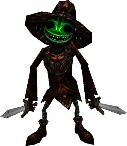Clipart Skull Kid - Hyrule Conquest Skull Kid (414x475), Png Download