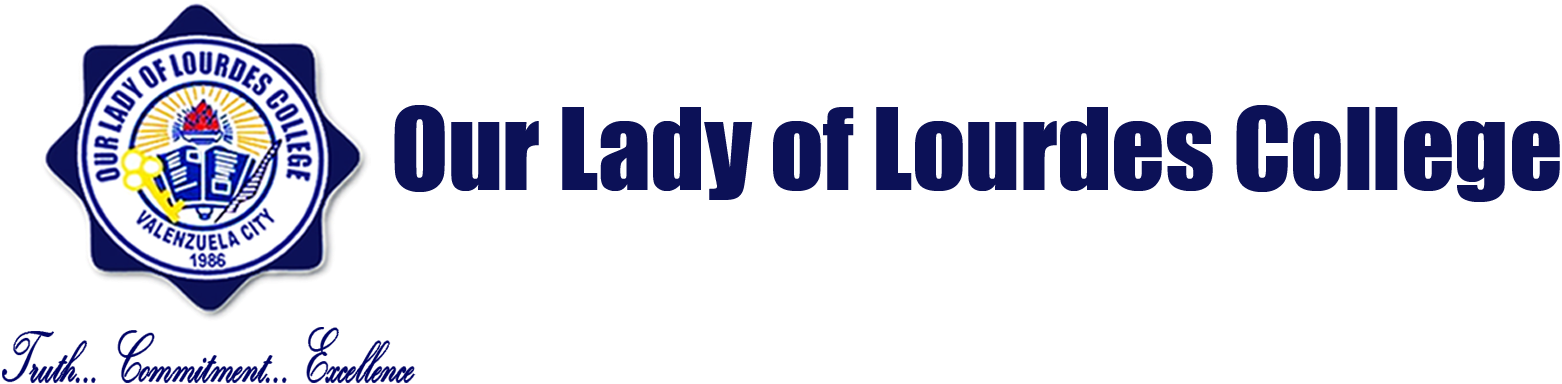 Ollc - Our Lady Of Lourdes College Valenzuela Logo (1656x432), Png Download