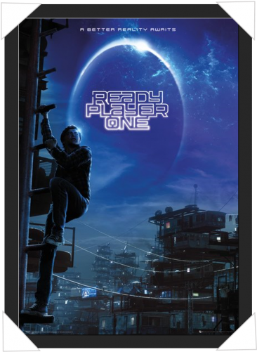 #863 - Ready Player One Poster Movie (500x500), Png Download