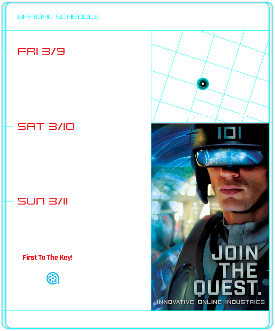 Ready Player One Official Movie Site In Theaters March - 2018 (563x678), Png Download