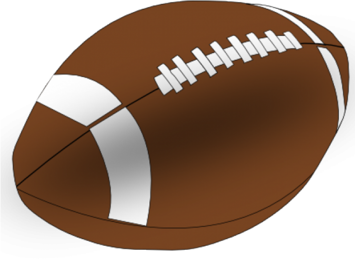 Animated Football Clipart Animated Football Clip Art - Transparent Background Football Clip Art (728x546), Png Download