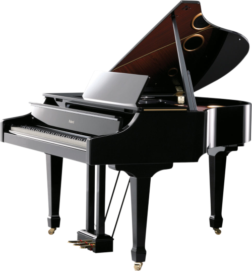 Piano Clipart Tumblr Transparent - Roland Gp7pe V-piano Grand (500x537), Png Download