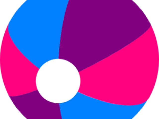 Beach Ball Clipart - Circle (640x480), Png Download