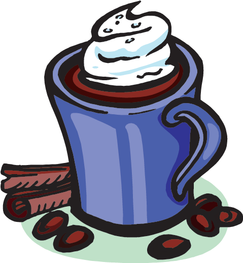 Hot Chocolate Clipart Warm Water - Winter Things Clip Art (478x530), Png Download