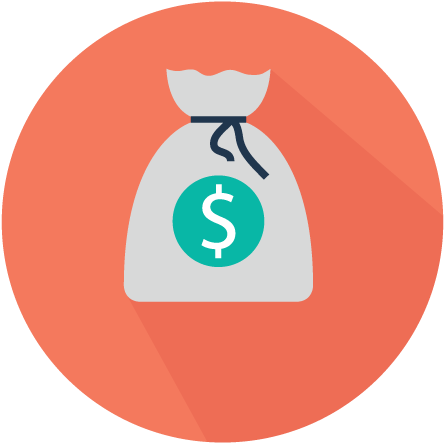 Image Of Money Bag - Scalable Vector Graphics (500x500), Png Download