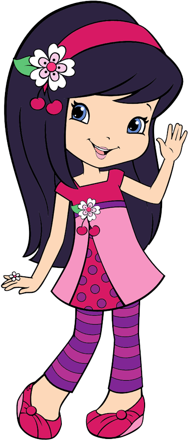 About - Strawberry Shortcake Cartoon Cherry (381x889), Png Download