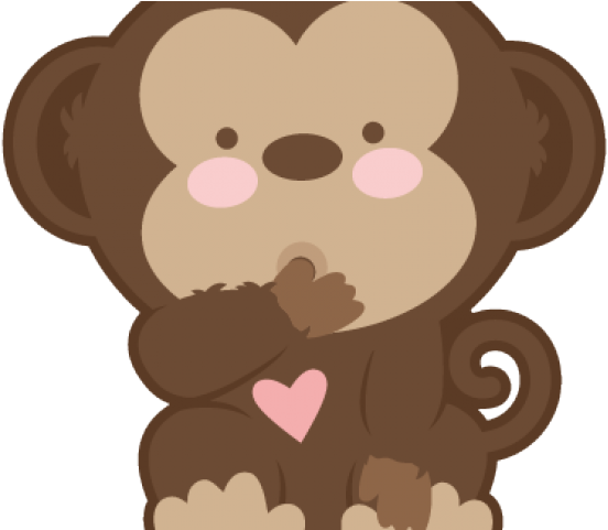 Cute Monkey Clipart (640x480), Png Download