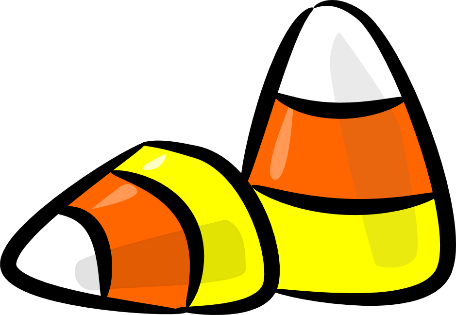 Halloween Candy Corn Clipart - Candy Corn Clipart (939x649), Png Download