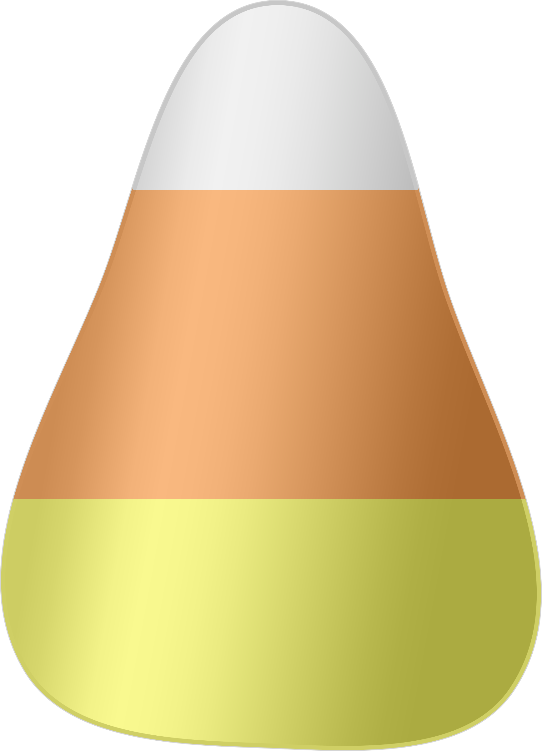 Candy Corn Candyrn Vector Clipart Free Public Domain - Candy Corn (1734x2400), Png Download