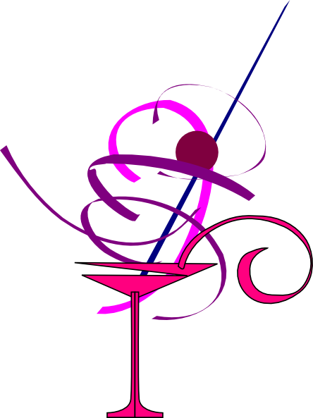 Martini Glass Cocktail Glass Clip Art Image - Glass Of Cocktail Clipart Png (444x593), Png Download