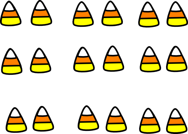 Candy Corn Clipart Download Free - Halloween Candy Corn Clipart (600x430), Png Download