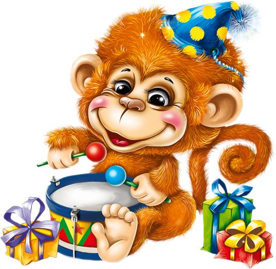 Monkey Clipart Profile - Monkey (537x524), Png Download