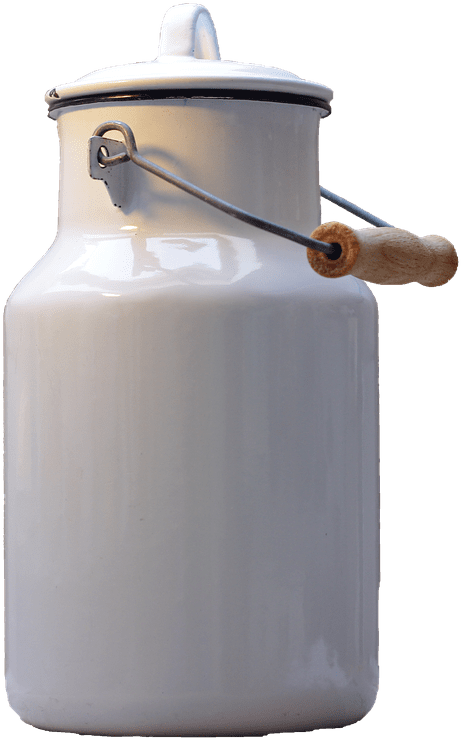 Milk Can Wooden Handle - Old Milk Can Png (1280x853), Png Download