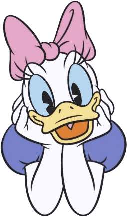 Confused Daisy Duck Clipart Png Images - Daisy Duck (273x449), Png Download