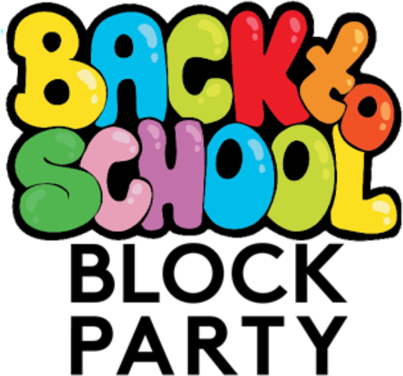 Graphics For Fall Block Party Graphics - Back To School Block Party (822x774), Png Download