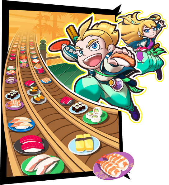 Check Out The Free Game Demo To Play The First Four - 3ds Sushi Striker (543x594), Png Download