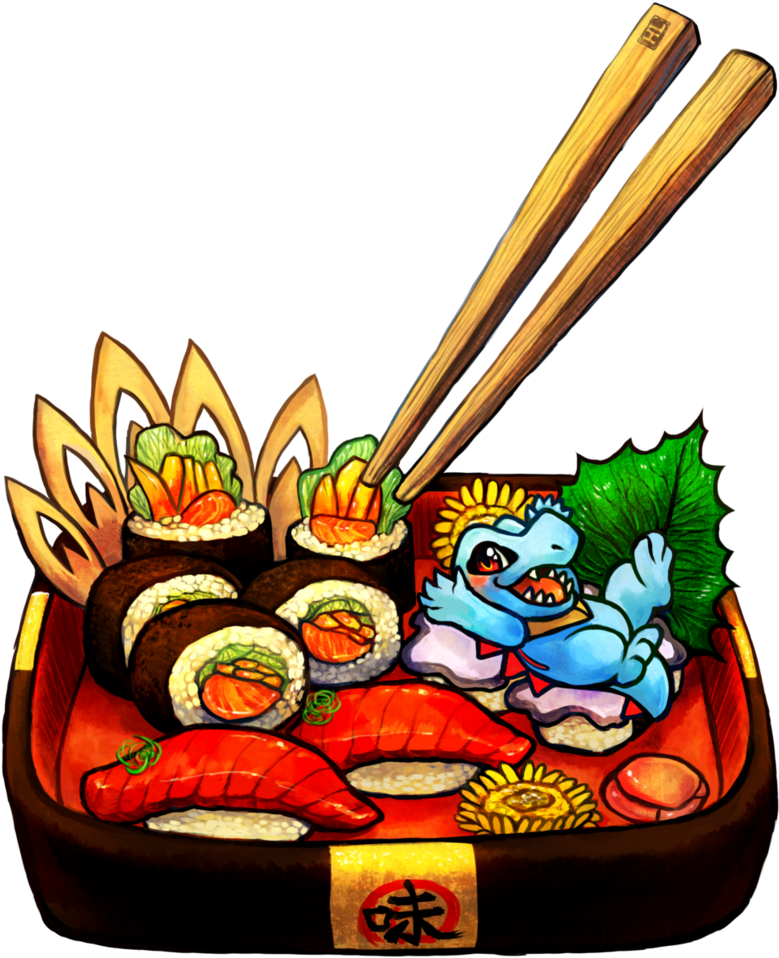 Sushi Zen By Haychel On Deviantart - Суши Аниме Пнг (809x988), Png Download