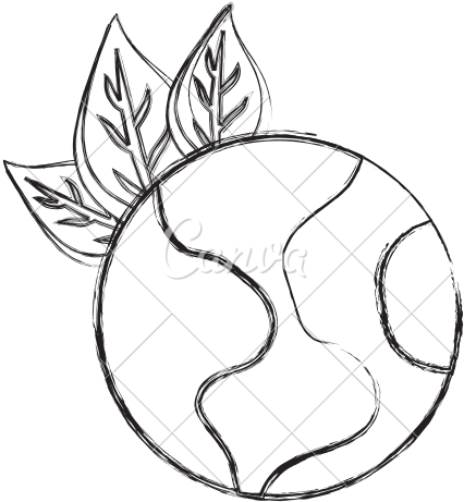 Cartoon Drawing Of Earth Pictures - Drawing (550x550), Png Download