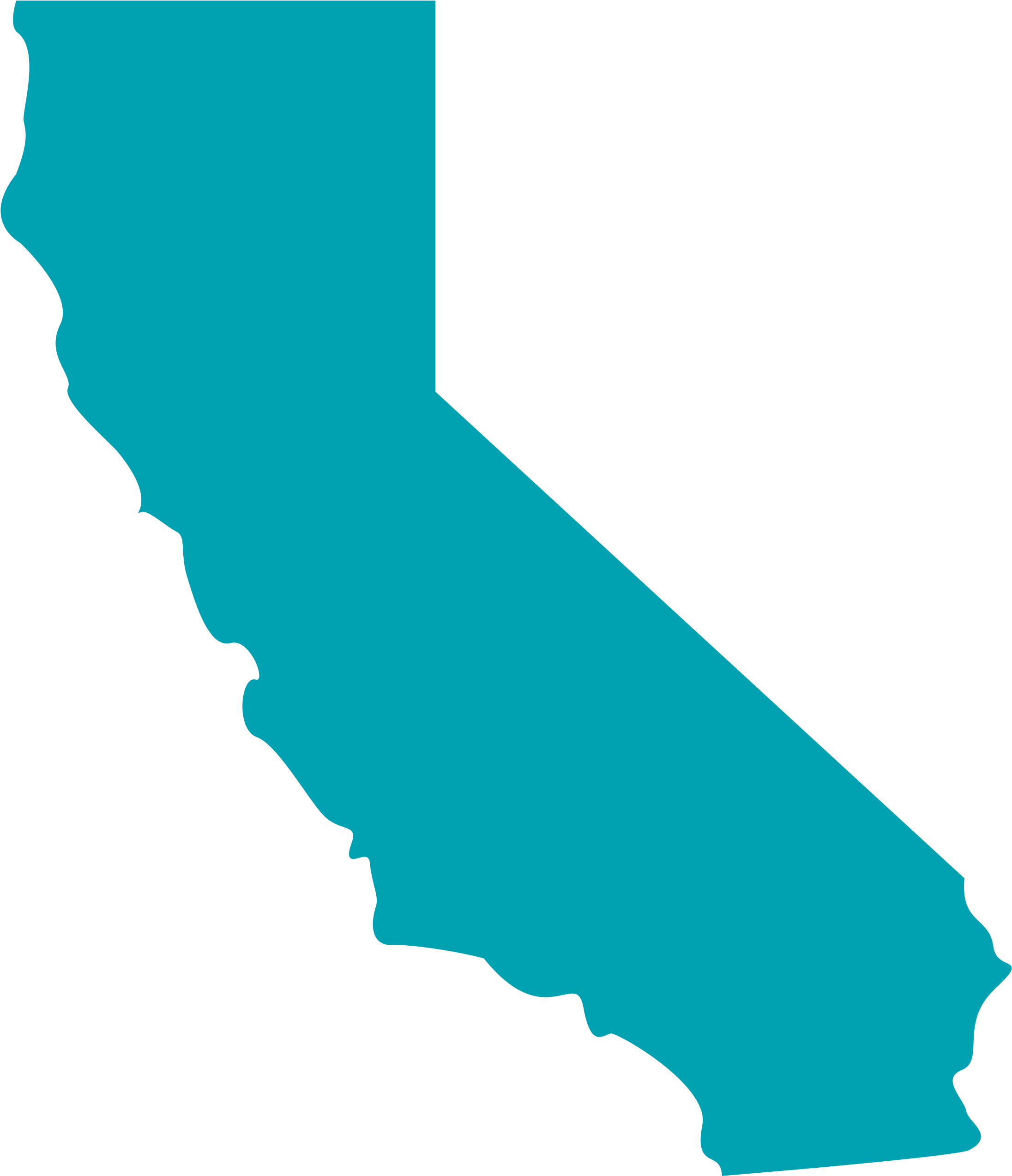 100,000 Members - California Outline Png (2300x2567), Png Download