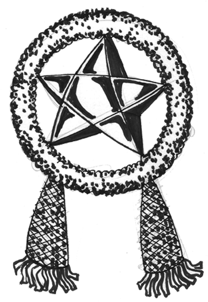 Filename - - Star Lantern Black And White (429x608), Png Download