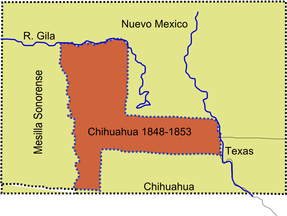 La Mesilla, A Large Area That Was Claimed By The State - Formacion Del Estado De Chihuahua (400x300), Png Download