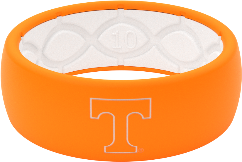 Tennessee Collegiate Silicone Rings Outline - Circle (1215x810), Png Download