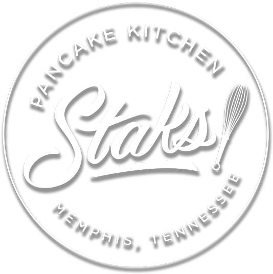 Outline Logo Shadow - Staks Pancake Kitchen (600x600), Png Download