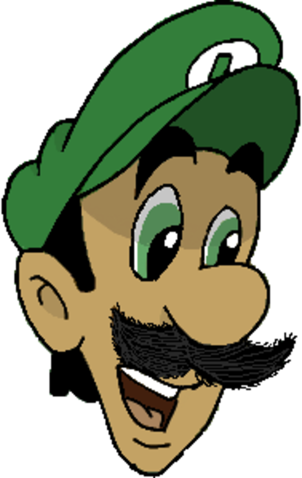 Mama Luigi - Luigi's Mansion Luigi Head (600x949), Png Download