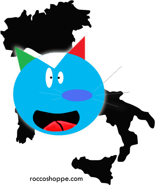 His Name Is Squigi And He Comes From Italy His Mamma - Italy Map (527x599), Png Download