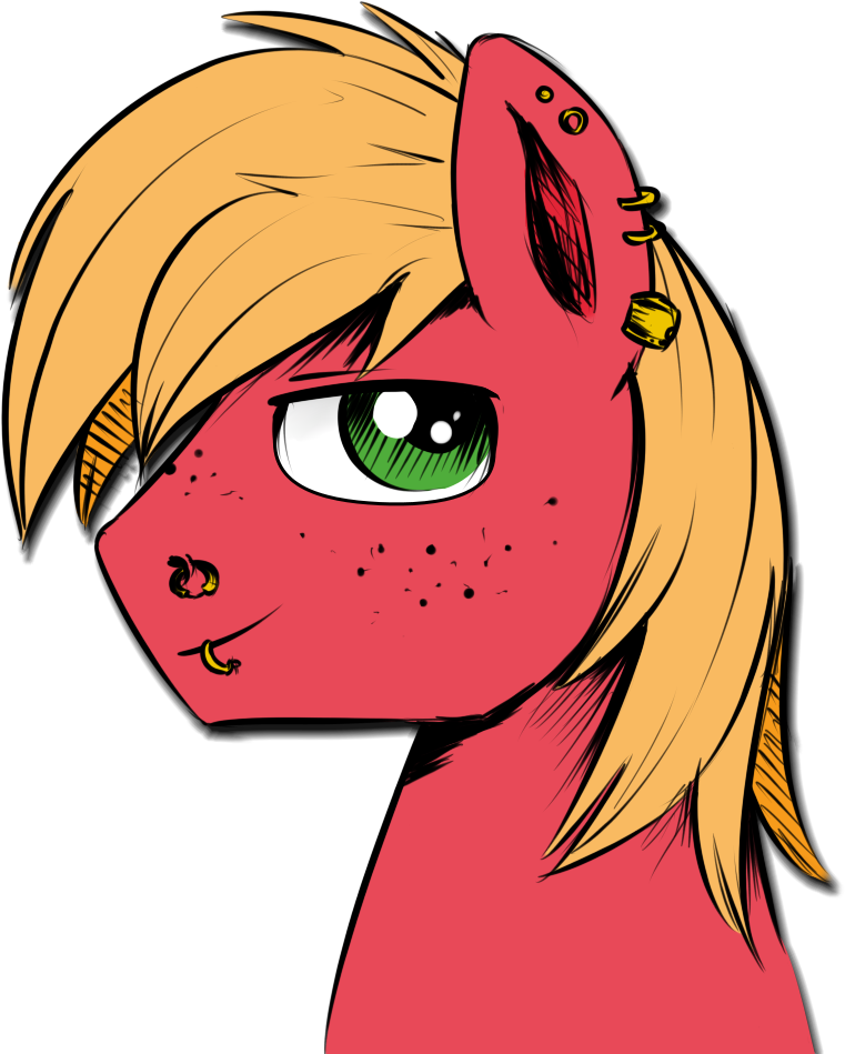 Xioade, Big Macintosh, Earring, Earth Pony, Edit, Editor - Cartoon (793x974), Png Download