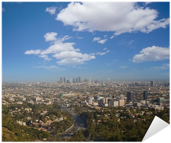 Downtown La Los Angeles Skyline California Poster • - Los Angeles (400x400), Png Download