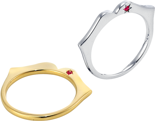 Humming Lip Ring￥14,040 - Engagement Ring (620x620), Png Download