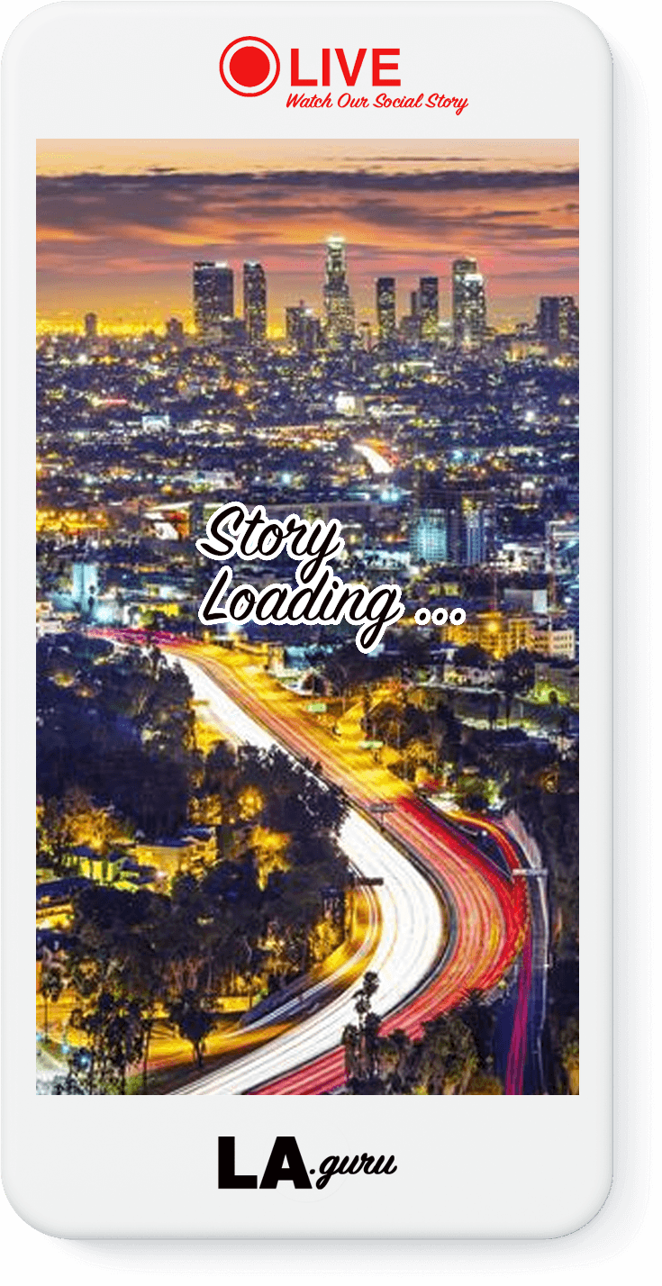 Guru Live Instagram Story - Golden State City Night (735x1428), Png Download