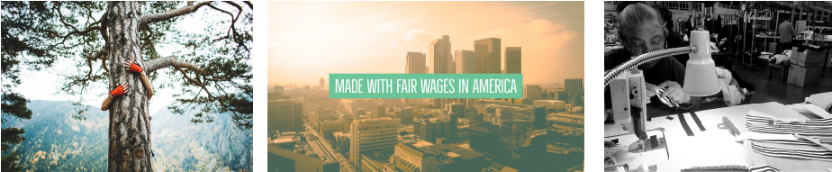 Eco-friendly, Made With Fair Wages In America, Fair - Cityscape (960x240), Png Download