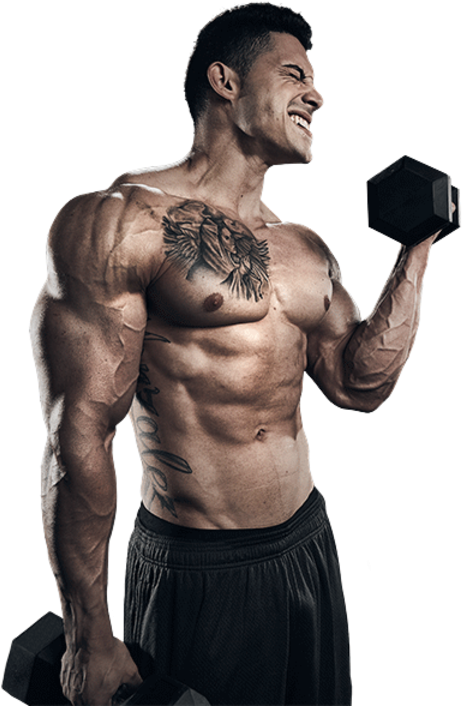Jojo Gonzales 2942 Layer V2 - Biceps Curl (1200x733), Png Download