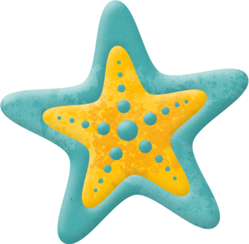 Ljd Wos Starfish Blue - Starfish Clipart Png (500x491), Png Download