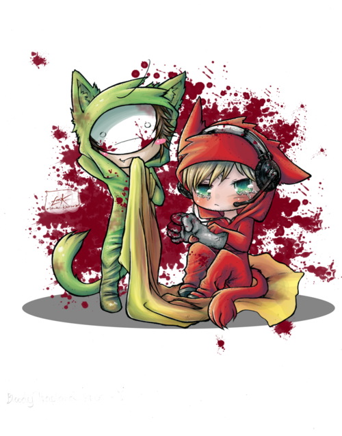 Tumblr Mlrze2lbe71s0hvg9o1 - Bloody Trapland Pewdiepie And Cry (500x637), Png Download
