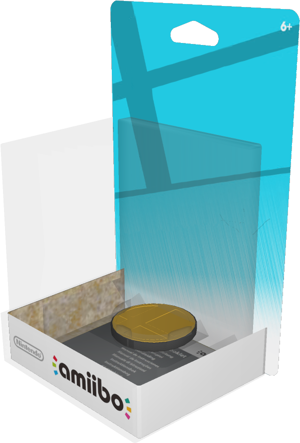 Template Art Box Amiibo 18641 - Empty Amiibo Box (668x926), Png Download