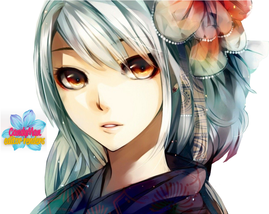 Anime Girl Render By Candymaneditor-d6vib3i Anime Girl - Anime Best Wallpaper Sexy (1024x735), Png Download