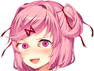 Girl I Lose Myself Up In Those Eyes Eyes Eyes Eyes - Natsuki Sprites (960x960), Png Download