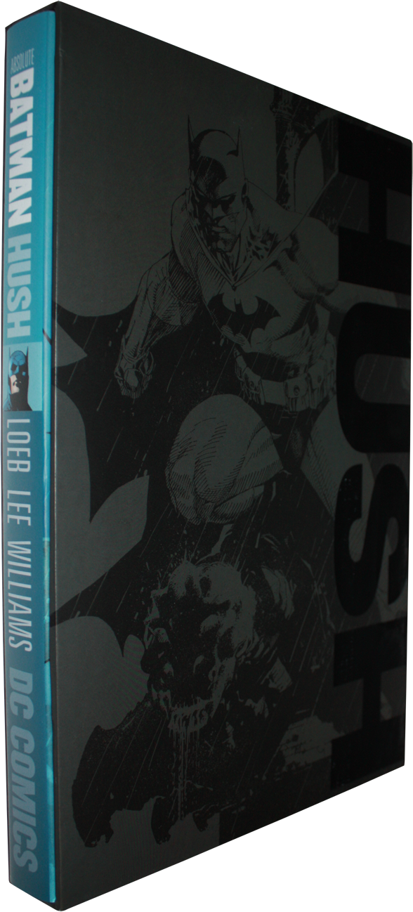 It's A Matte Finish With The Words Hush In A Gloss - Absolute Batman Hush (588x1298), Png Download
